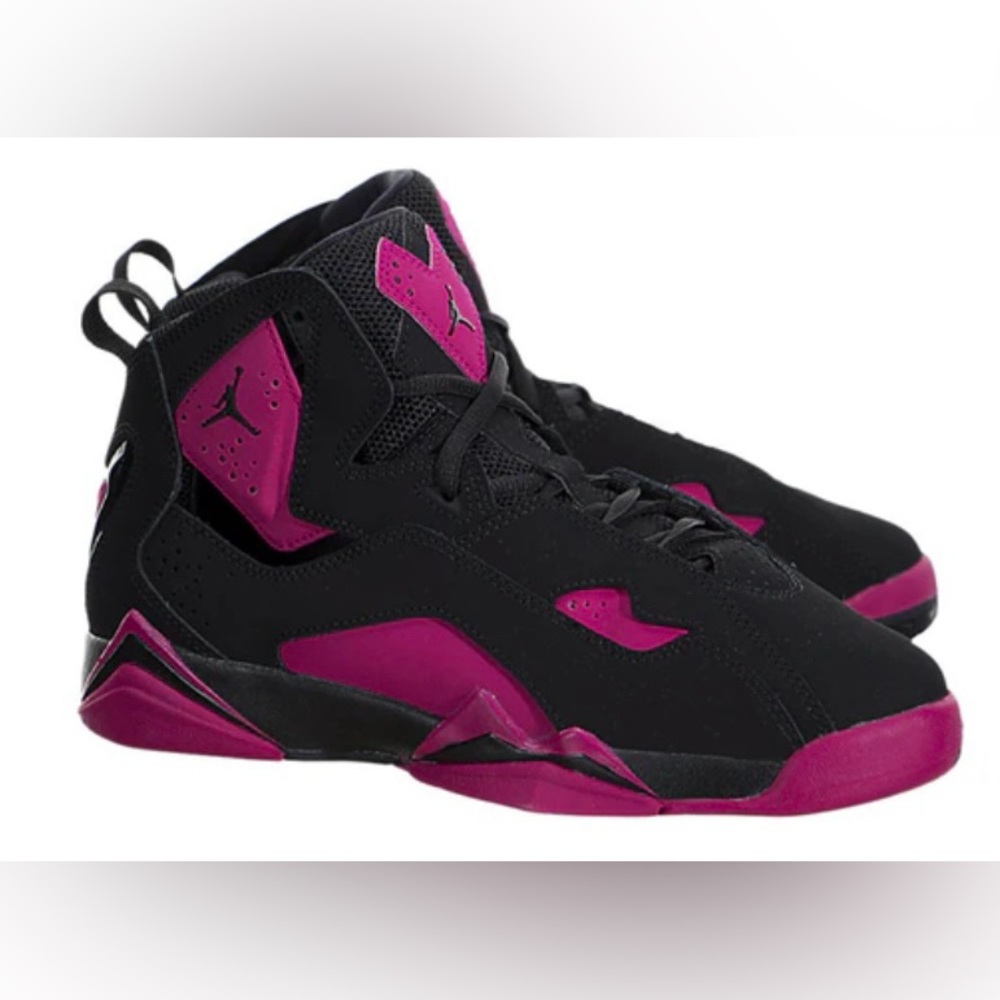 Jordan True Flight GG Black Sport Fuchsia NIB - Picture 1 of 9